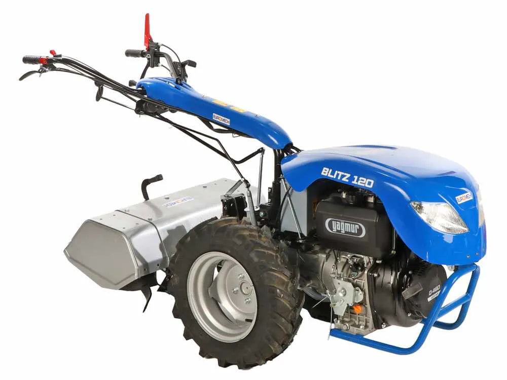 EuroMech BLITZ 120 motoculteur diesel Yagmur D460 12 CV démarrage électrique avec fraise 83 cm - photo 4