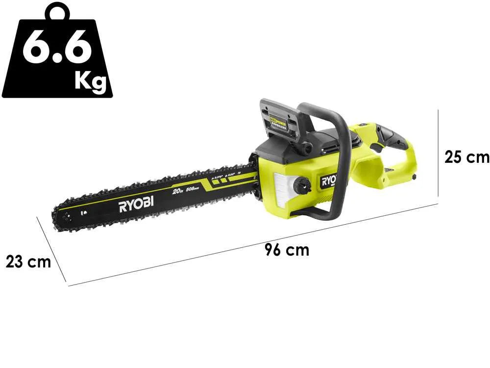 Ryobi RY36CSX50A-0 – Tronçonneuse à batterie 36 V – Guide 50 cm – Sans batterie ni chargeur – photo 5
