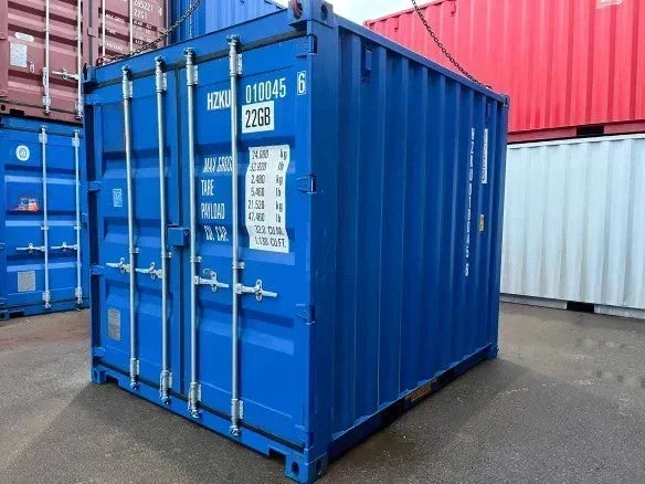 Conteneur de stockage 10 pieds IICL 6 – Bleu RAL 5010, HZKU 010 045-6