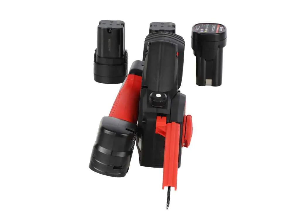 Blue Bird PS23-28 + CS23-05A – Kit sécateur et élagueuse à batterie 14,4 V – 3 batteries 2,5 Ah – photo 7