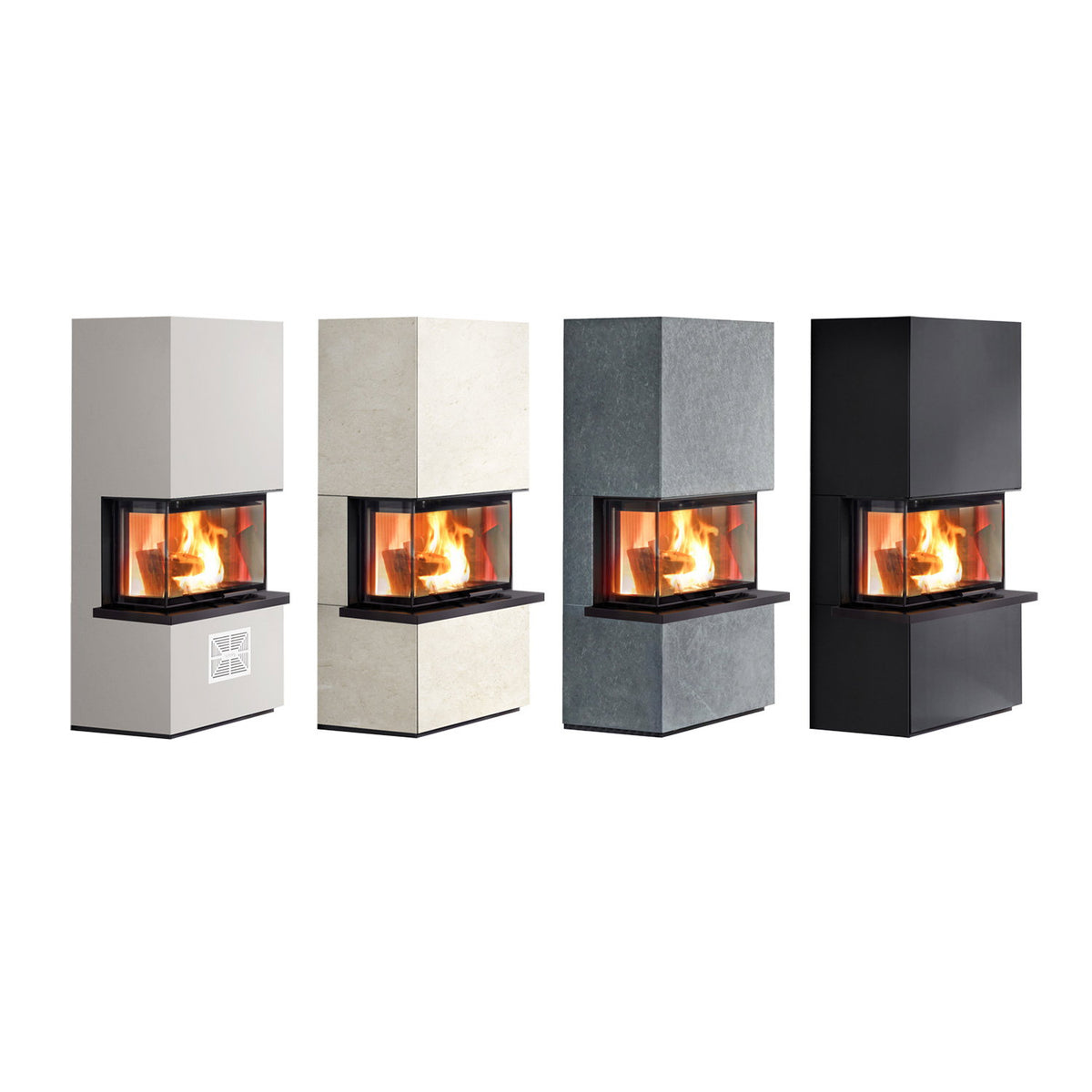 Poêle à bois Olsberg Osorno O416163 en pierre naturelle serpentine 7,8 kW