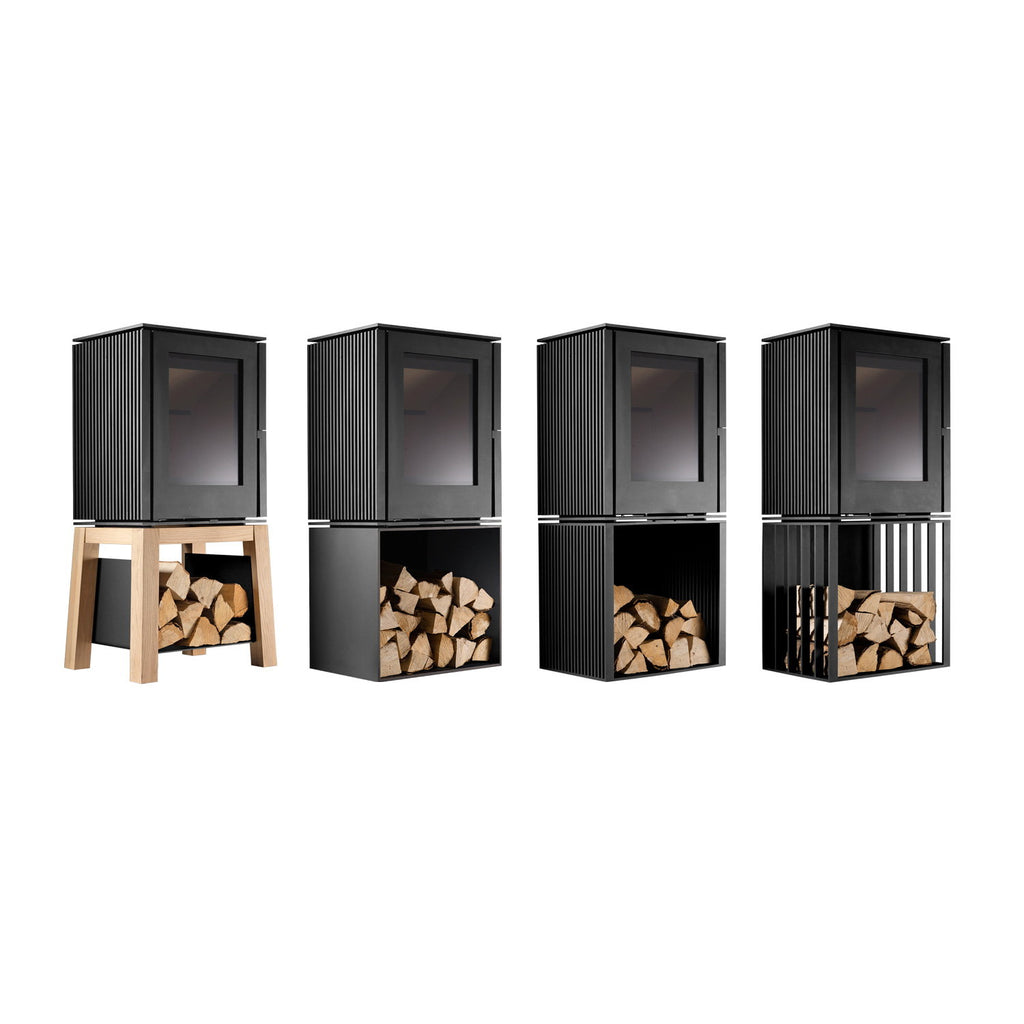 Poêle à bois Schmitzker Cuby Grid 6,4 kW