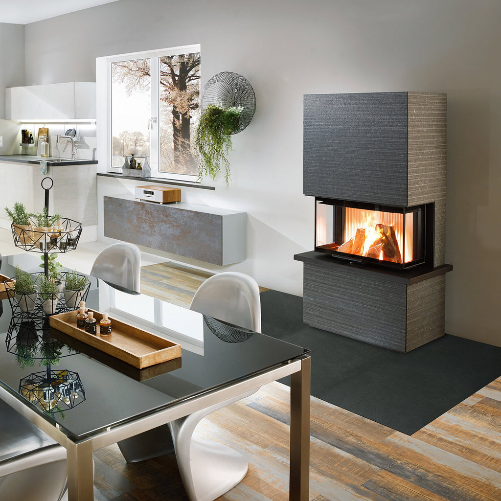 Poêle à bois Olsberg Osorno TopStone Gabbro Nero Ferrara Linea-retta 7,8 kW - image 10