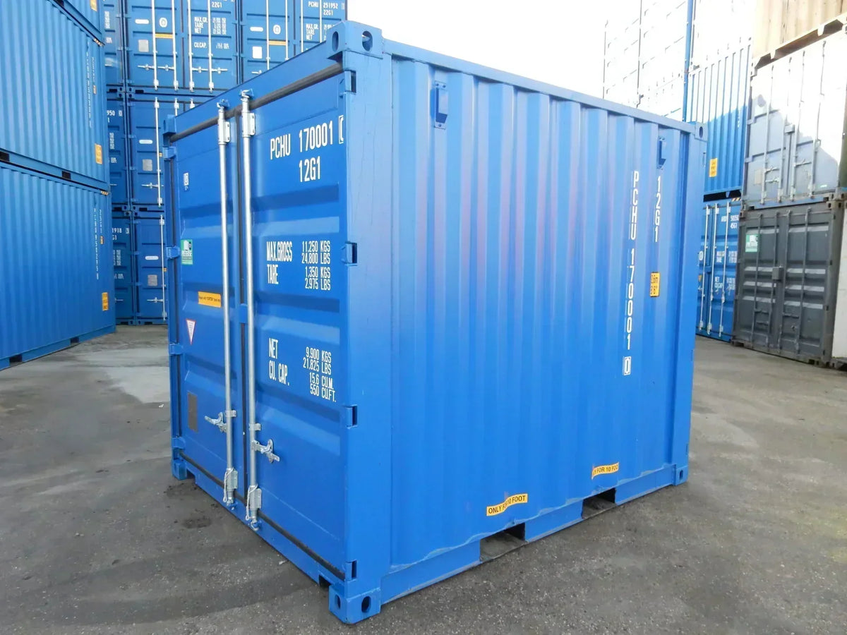 Conteneur maritime d’occasion 10 pieds à double porte – Acier Corten