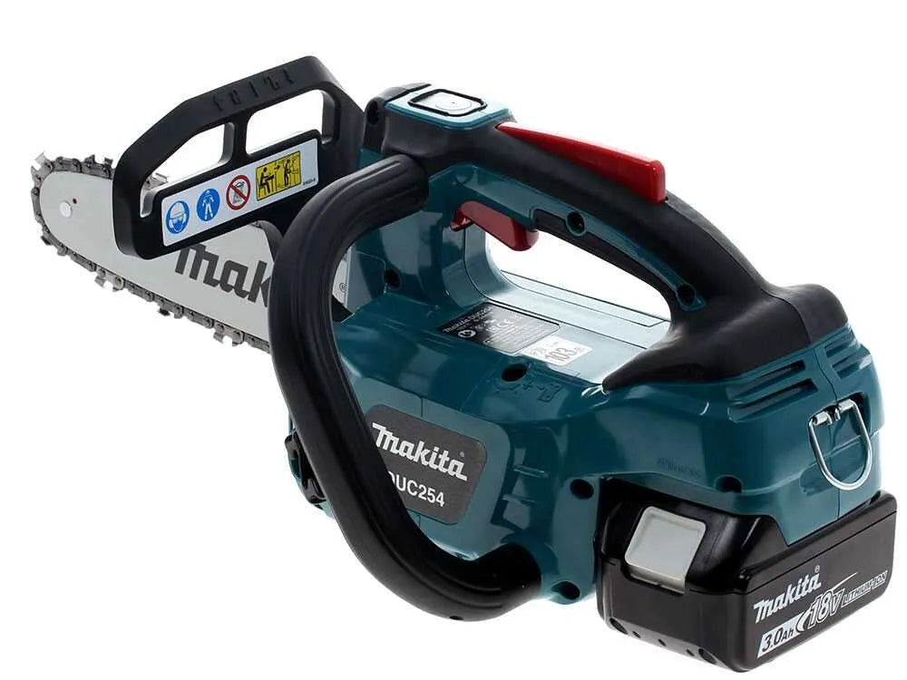 Makita DUC254 – Tronçonneuse à batterie 18 V LXT – Batterie 3 Ah – Guide 25 cm – photo 7