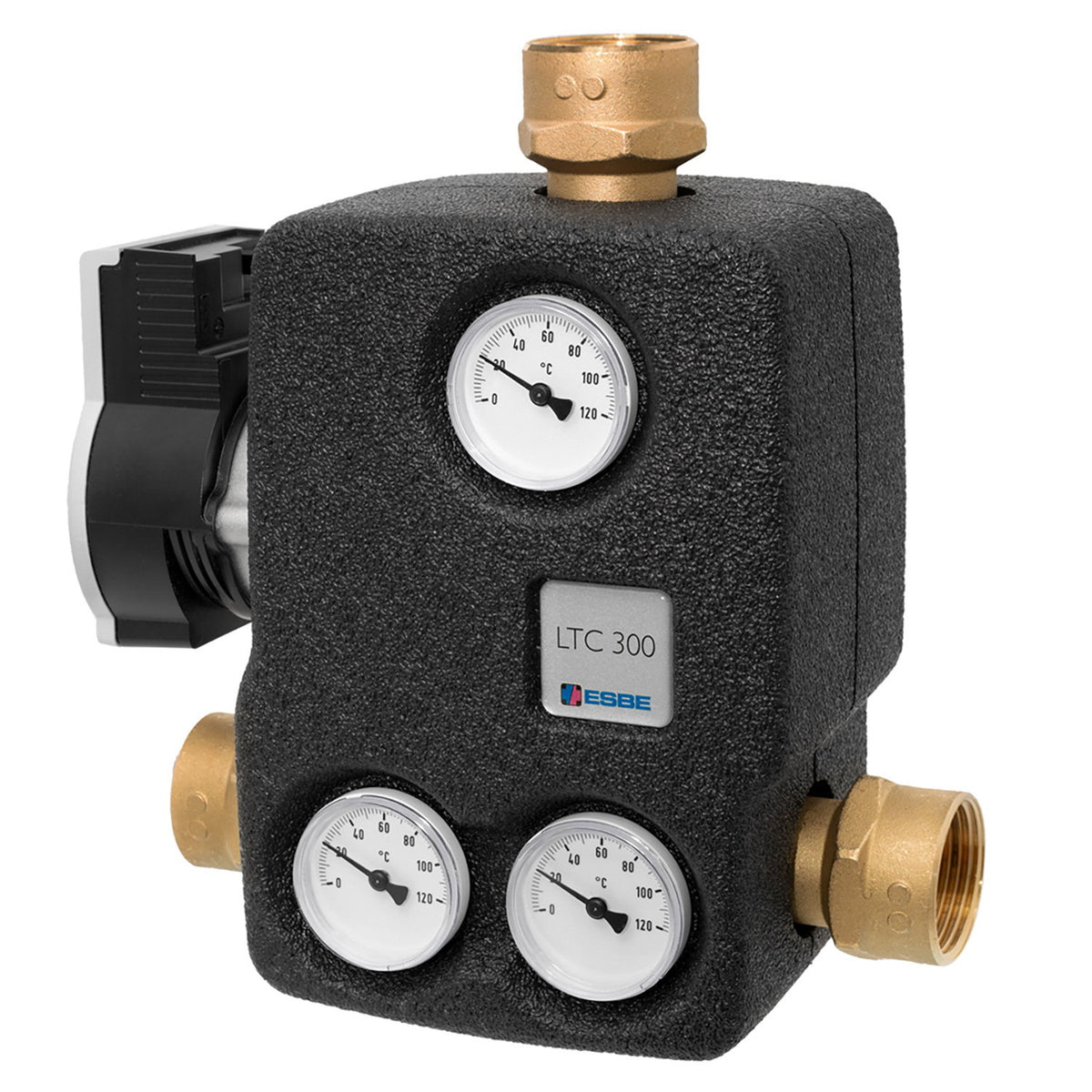 Poêle à bois hydraulique Aquaflam 25 Basic Brown 25 kW avec réservoir tampon TPSM 1000 - image 12