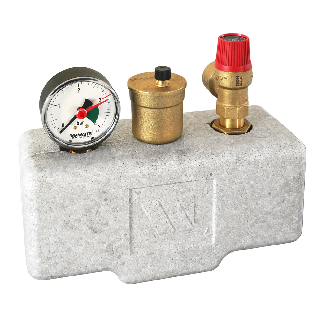 Poêle à bois hydraulique Aquaflam 17 Basic Brown avec réservoir tampon TPSM 825