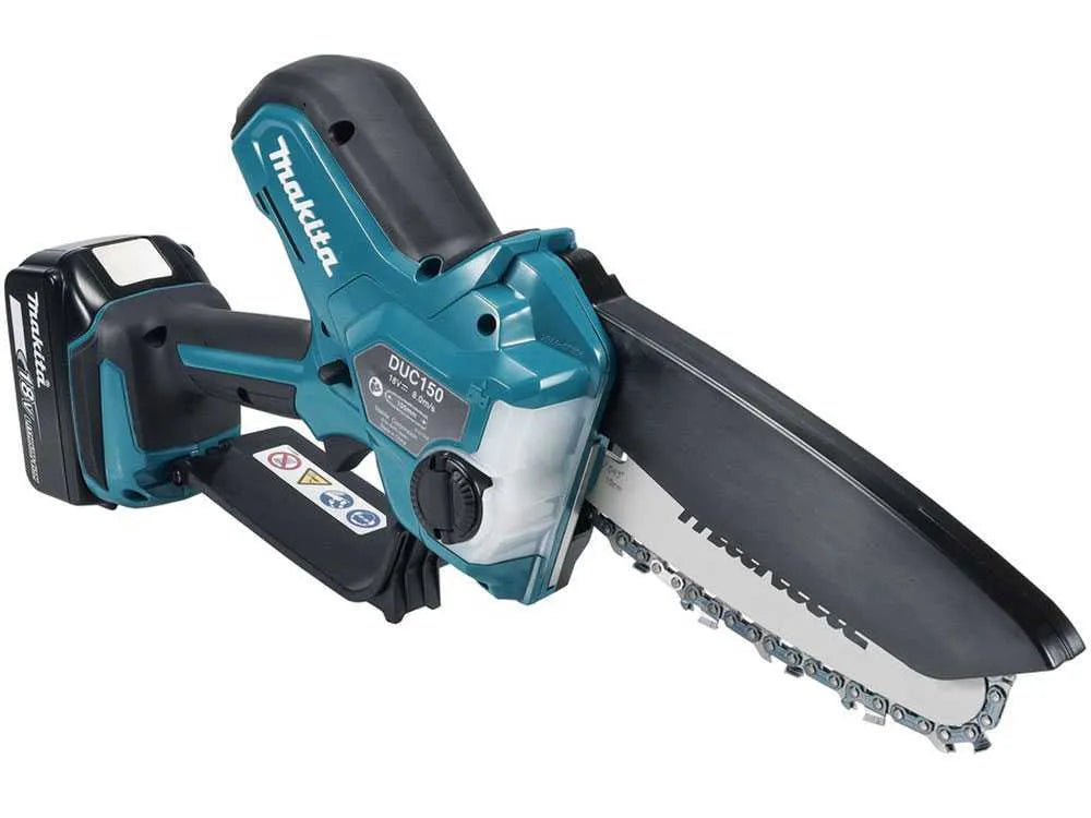 Makita DUC150ZJ LXT – Élagueuse sur batterie 18 V – Batterie 3 Ah – Guide 15 cm – photo 9