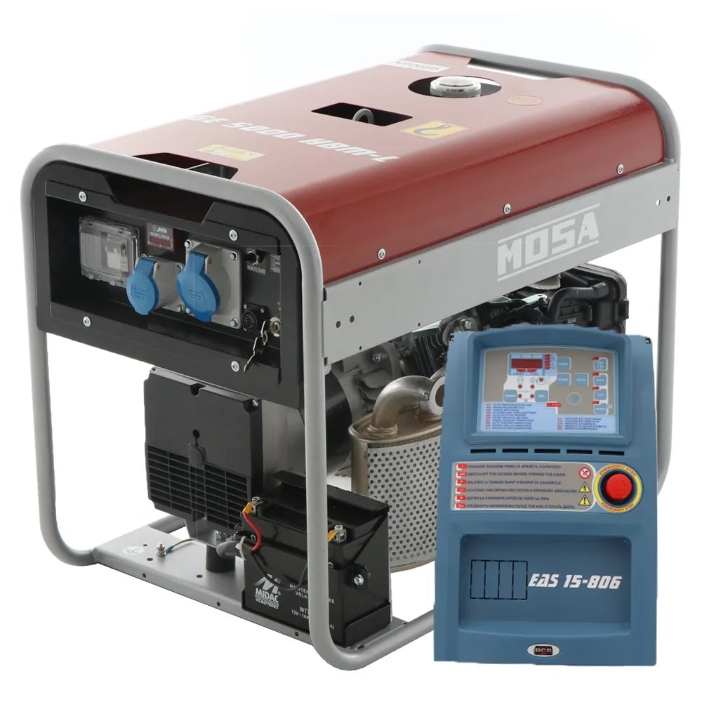 Groupe électrogène MOSA GE 5000 HBM-L AVR EAS avec boîtier ATS
