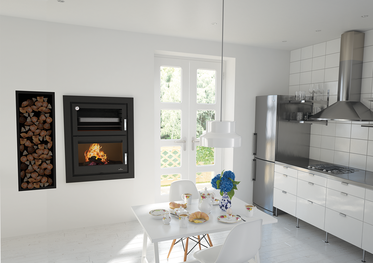 Poêle à bois Bronpi MURANO-E 17 kW