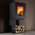 Poêle à bois Schmitzker Cuby Grid 6,4 kW