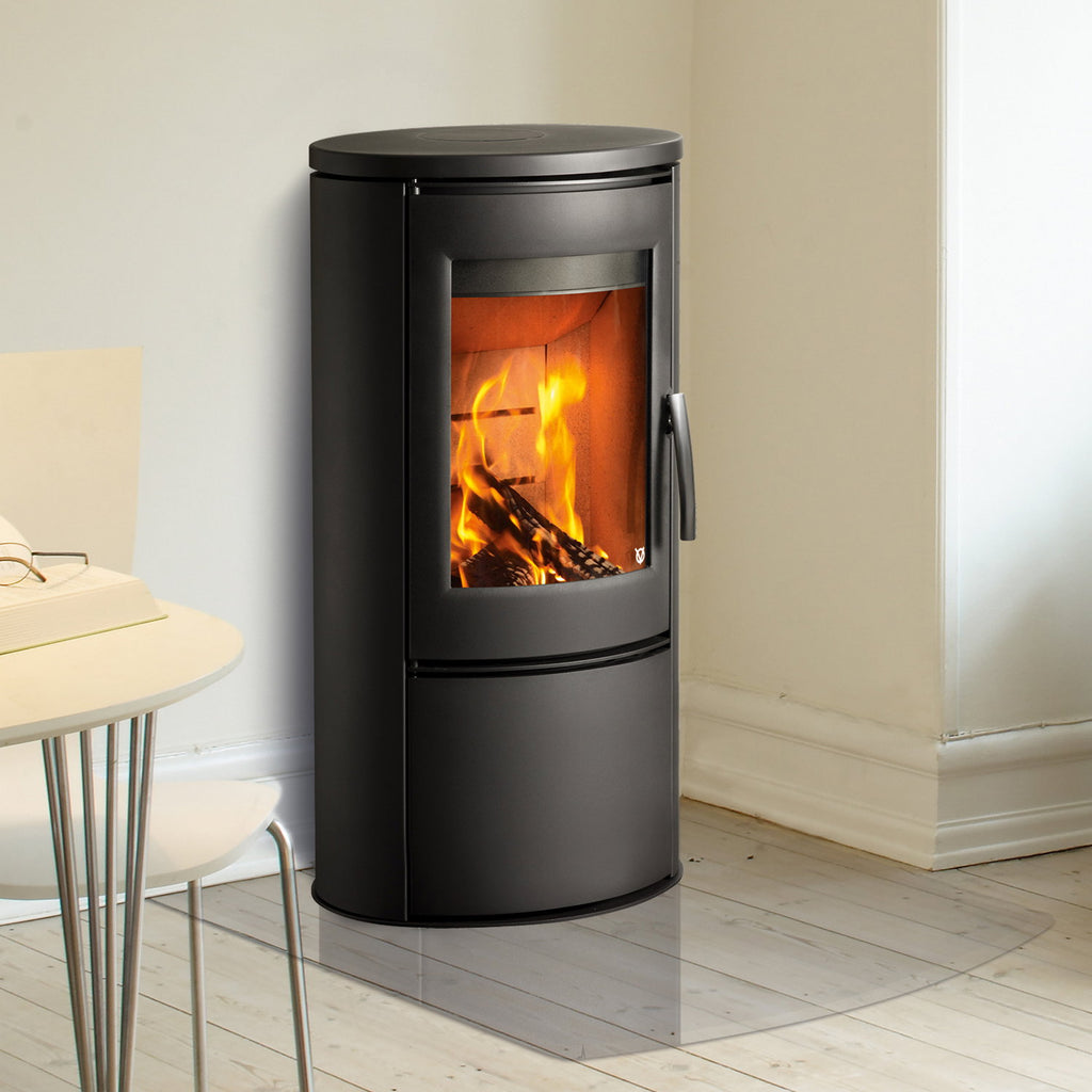 Poêle à bois Varde Ovne Shape 2 acier noir 5 kW