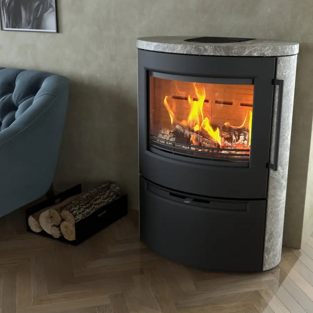 Poêle à bois TermaTech TT55RS 7,5 kW