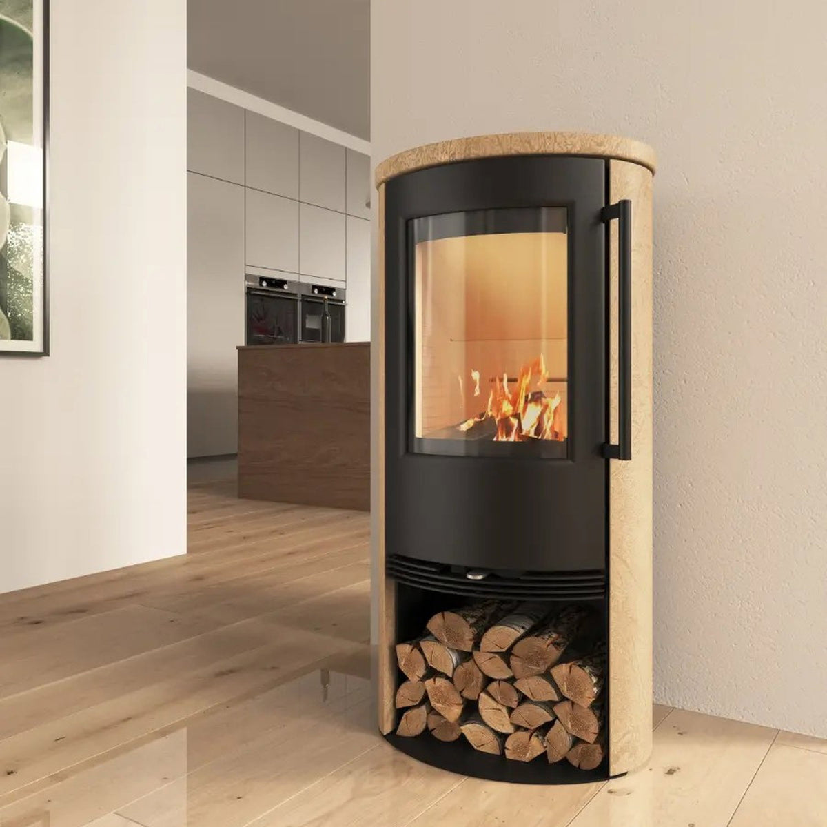 Poêle à bois TermaTech TT21RS-CM 5 kW – S01-598 - image 1