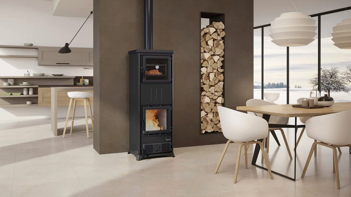 Poêle à bois La Nordica NOVA FORNO.16 STEEL 11,8 kW - image 1