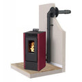 Pack poêle à granulés étanche INTERSTOVES Marina 14 kW avec kit ventouse - image 1