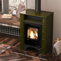 Poêle à bois Aquaflam Vario Peru Vert HSF34-119 11 kW