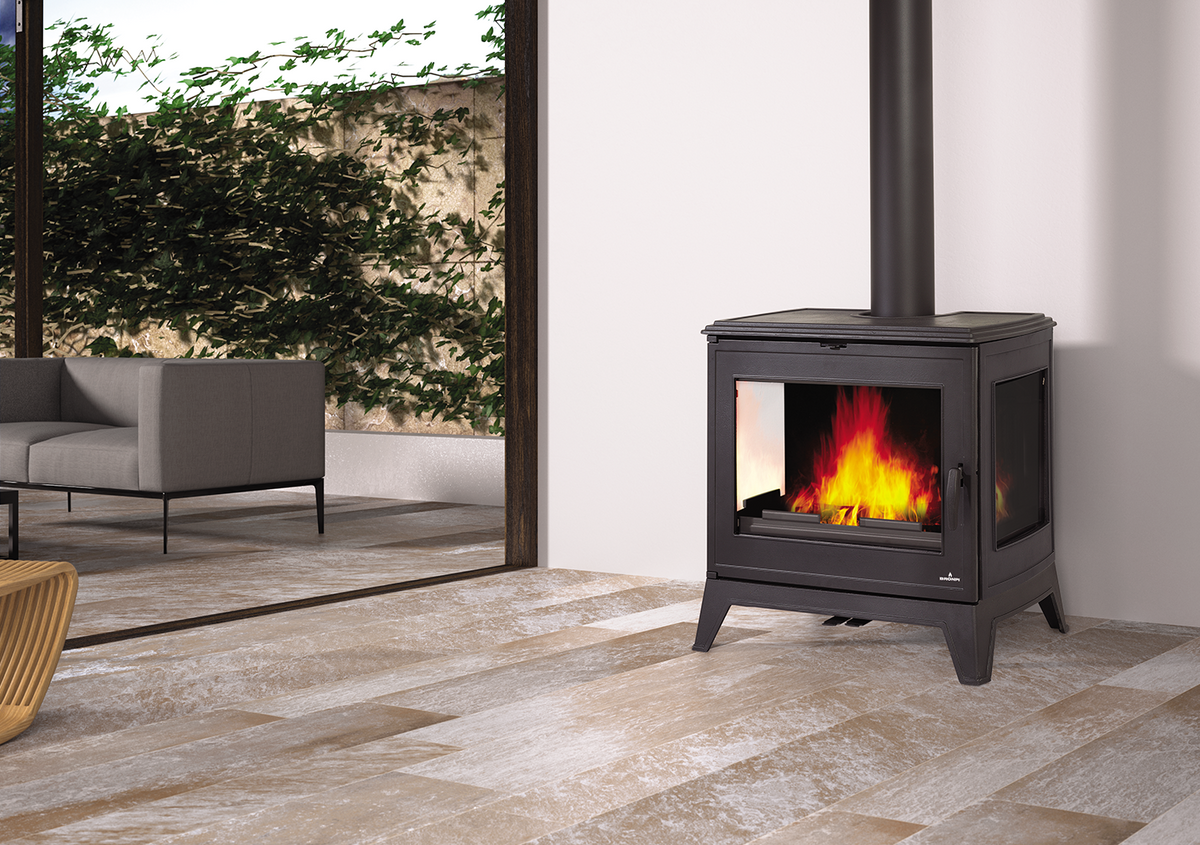 Bronpi BURY – Poêle à bois en fonte 18 kW