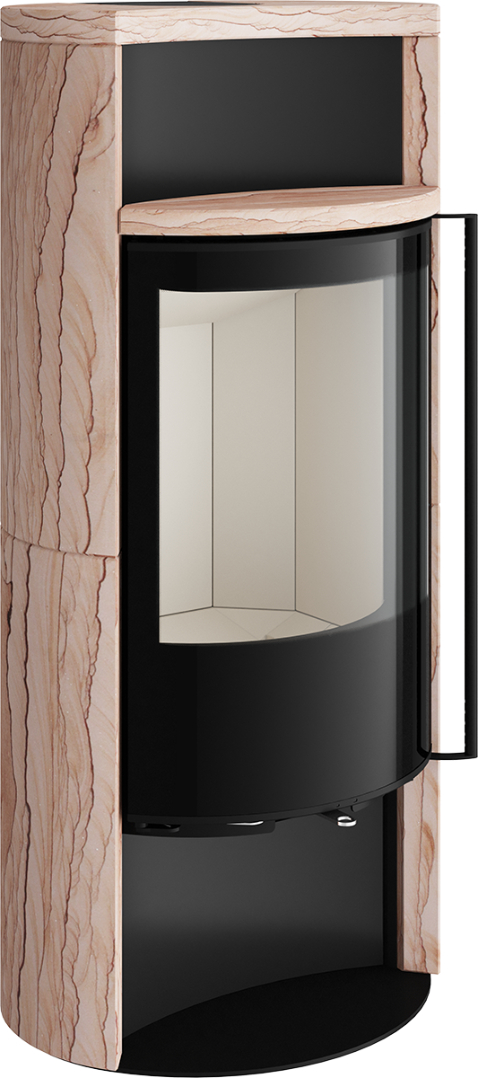 Poêle à bois Spartherm Sino City 7,7 kW, vitre ovale