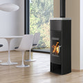 Schmitzker Aqua poêle à bois 7 kW avec échangeur d’eau et plaque supérieure en stéatite — image 1