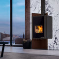 Poêle à bois HS Flamingo Deluxe Pulau Marron HSF42-028 9 kW - image 1