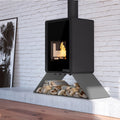 Poêle à bois HS Flamingo Deluxe Senai Gris 9 kW HSF42-037 - image 1