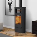 Lotus Jubilee 35 Noir – Poêle à bois 7 kW avec compartiment de maintien au chaud