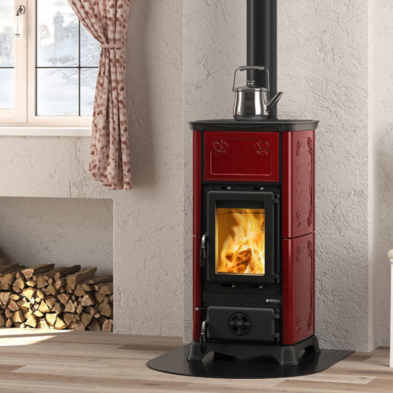 La Nordica Emiliana – Poêle à bois 6,5 kW pour 65 m²