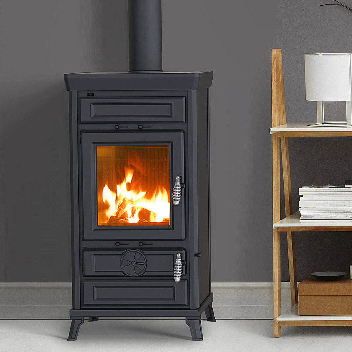 Poêle à bois Thermorossi Ilaria Evo6 Easy 11,4 kW