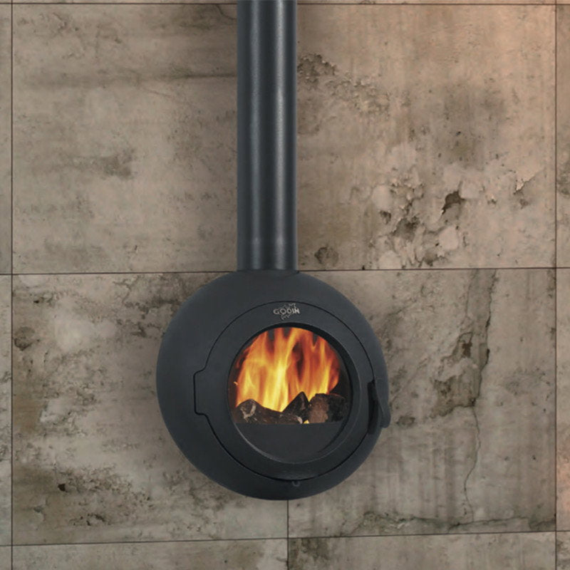 Poêle à bois Godin Galey 7 kW pour chauffage jusqu'à 220 m³ - image 1