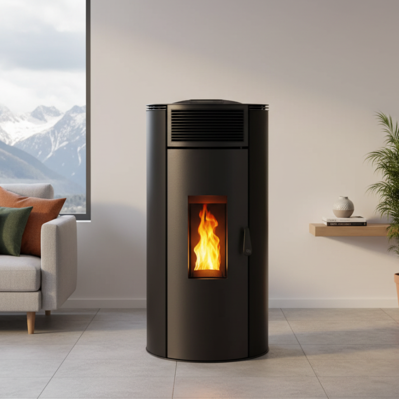 Poêle à granulés étanche ETNA Giuliana EVO 9 kW pour chauffage jusqu’à 78 m² – image 1