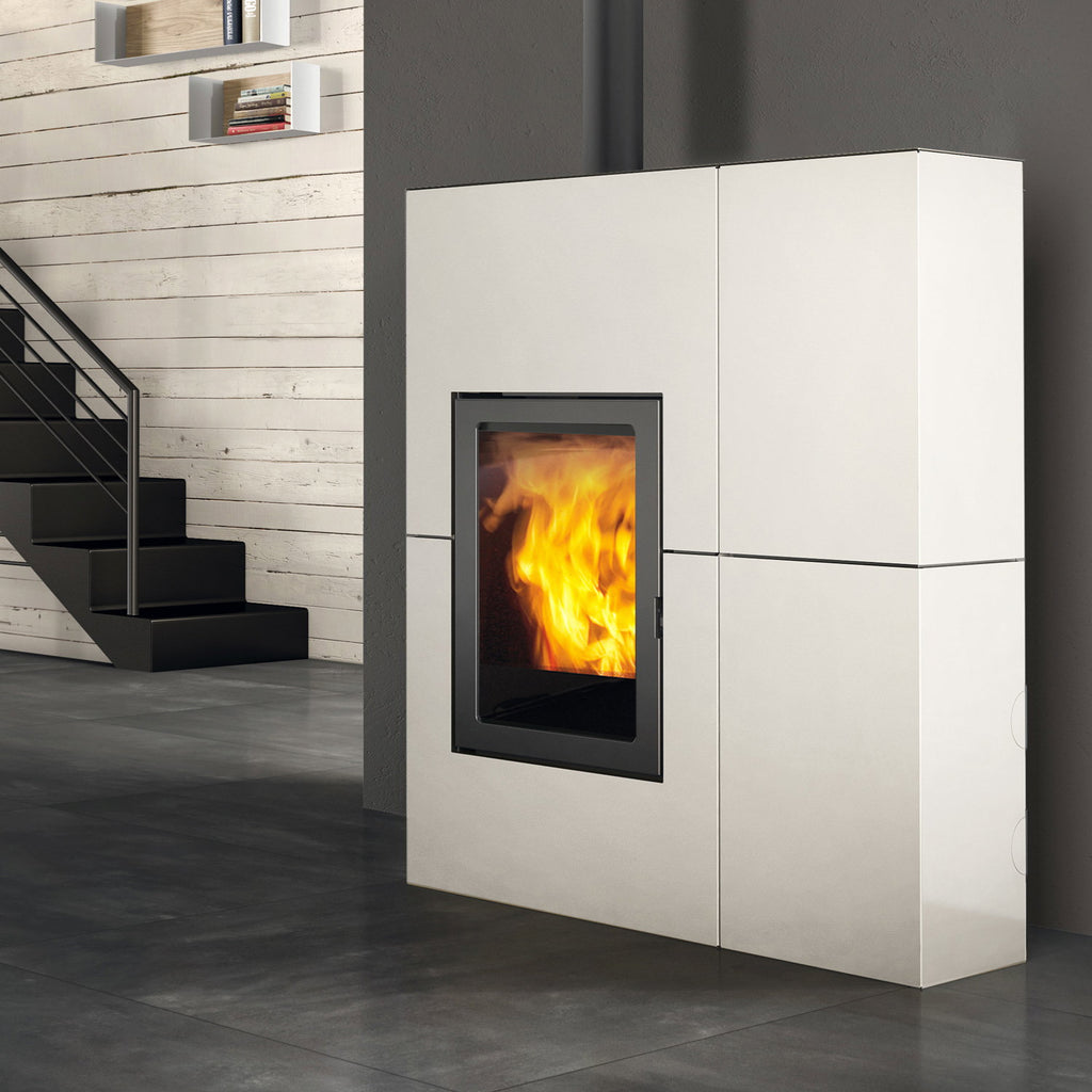 Poêle à granulés Edilkamin Blade 12++ EVO acier blanc — 12,1 kW