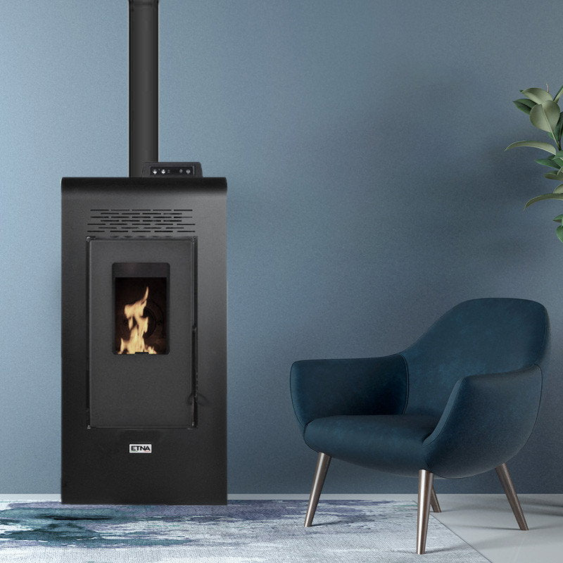 Poêle à granulés ETNA Vulcano SMS 9 kW avec réservoir 13 kg