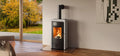 Rika Fox III – Poêle à bois 8 kW avec habillage en pierre naturelle