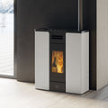 Poêle à granulés Edilkamin EK63 Entity 90+ Evo acier blanc 8,7 kW