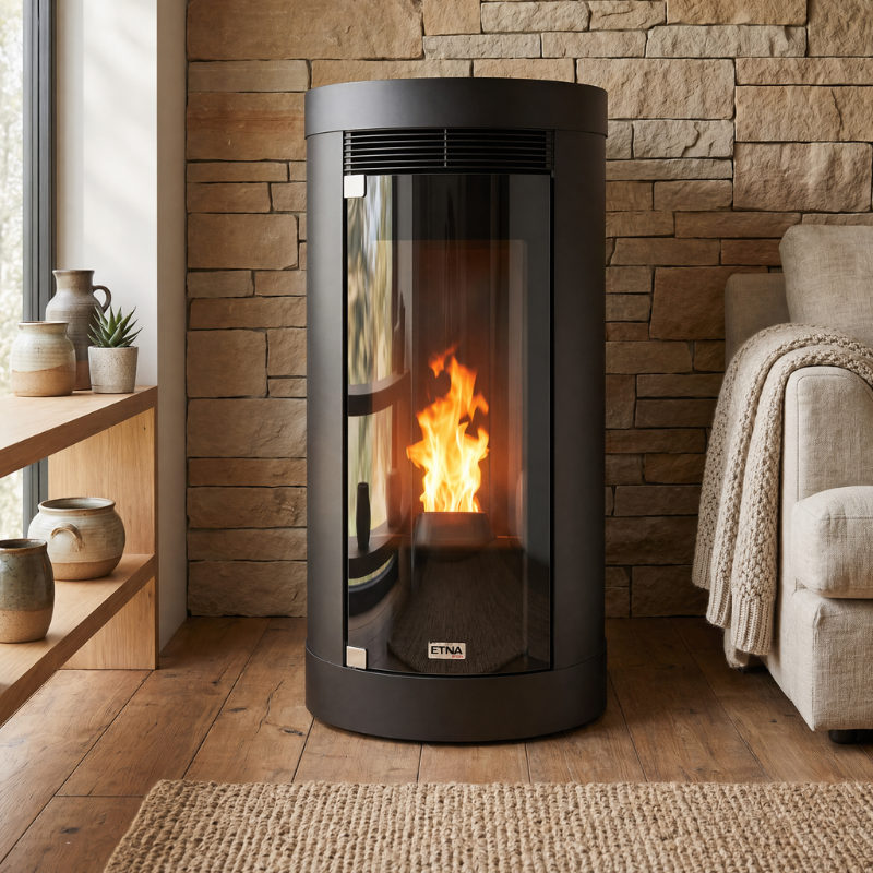 Poêle à granulés étanche ETNA Luxe Anna 10 kW - image 1