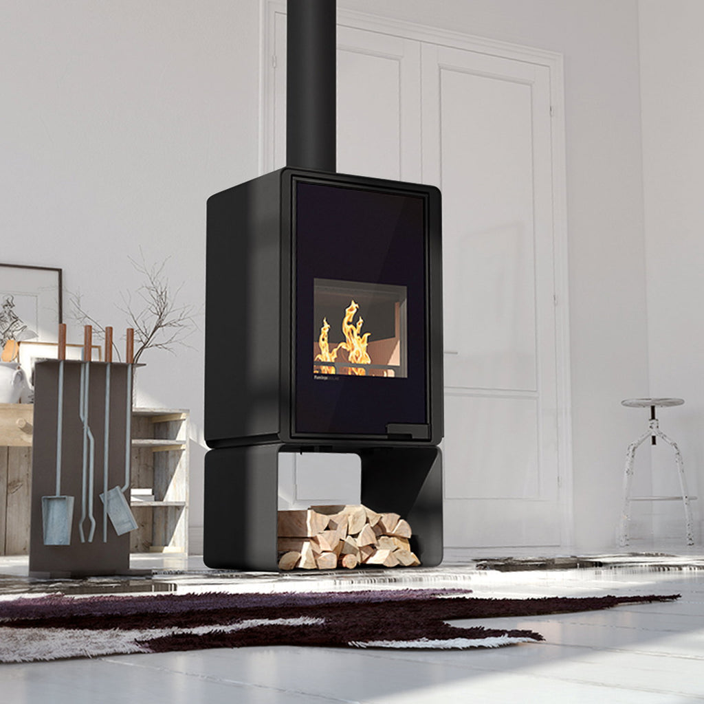 Poêle à bois HS Flamingo Deluxe Pentai Noir 9 kW - image 1