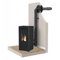 Pack poêle à granulés étanche FIREMATIC BR12 10,3 kW avec kit ventouse Dinak – image 1