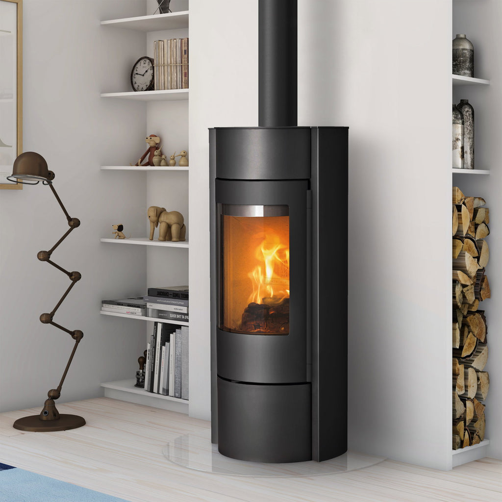 Poêle à bois Lotus Prestige MST noir 5 kW avec PowerStones, DIBt — image 1
