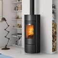 Poêle à bois Lotus Prestige MST noir 5 kW avec PowerStones, DIBt — image 1