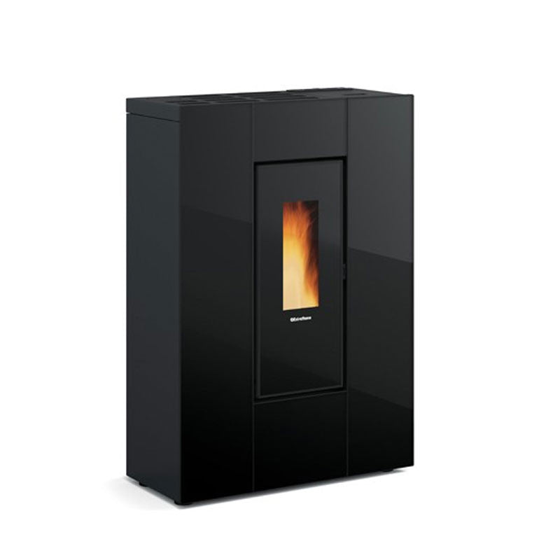 Poêle à granulés canalisable Extraflame Marilena Plus AD Crystal noir