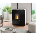 Poêle à granulés Ecoforest Ibiza 10 kW canalisable dans un intérieur