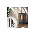 Poêle à granulés ETNA Little 6 kW avec kit de raccordement arrière