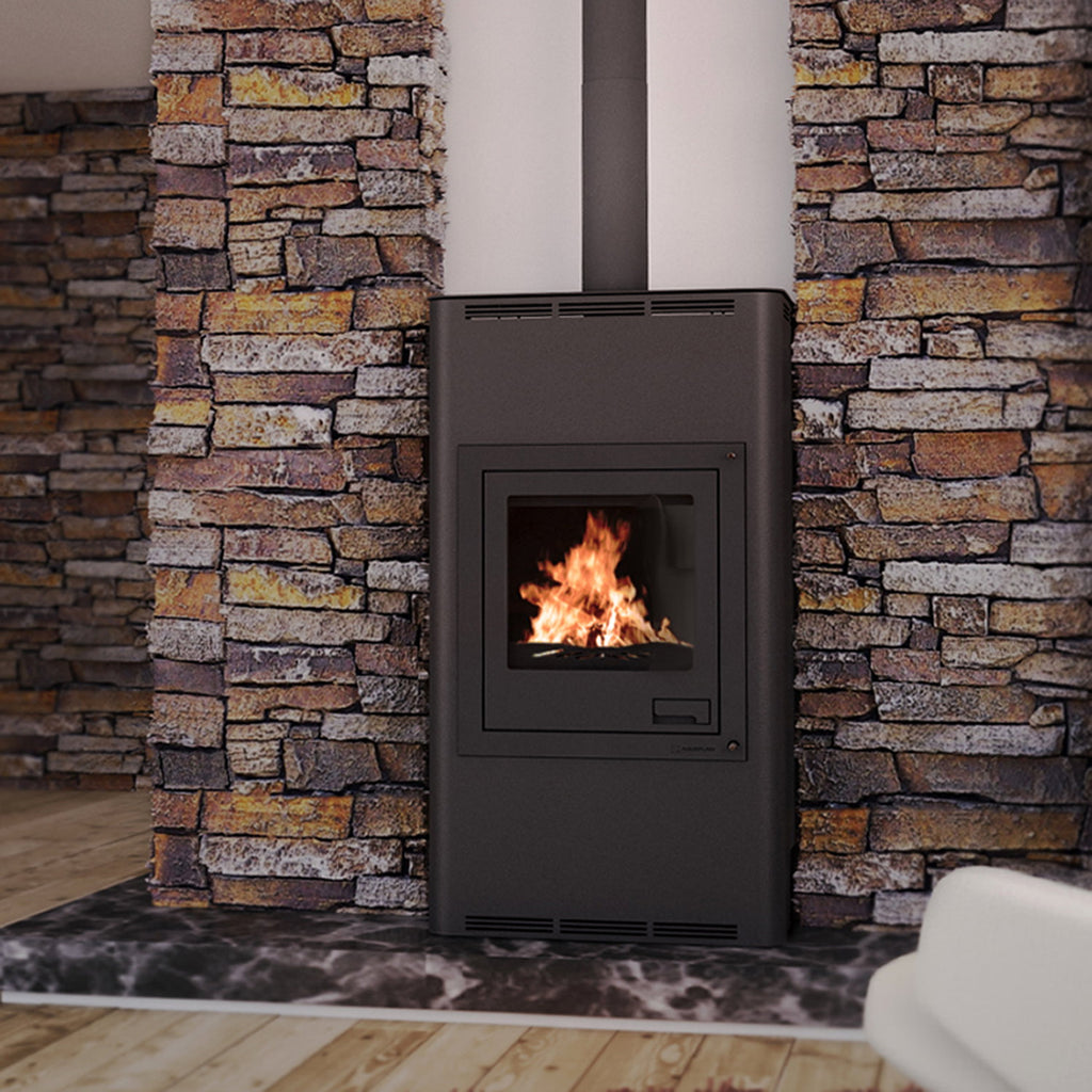 Poêle à bois hydraulique Aquaflam 17 Manuel Noir 17,5 kW HSF29-007