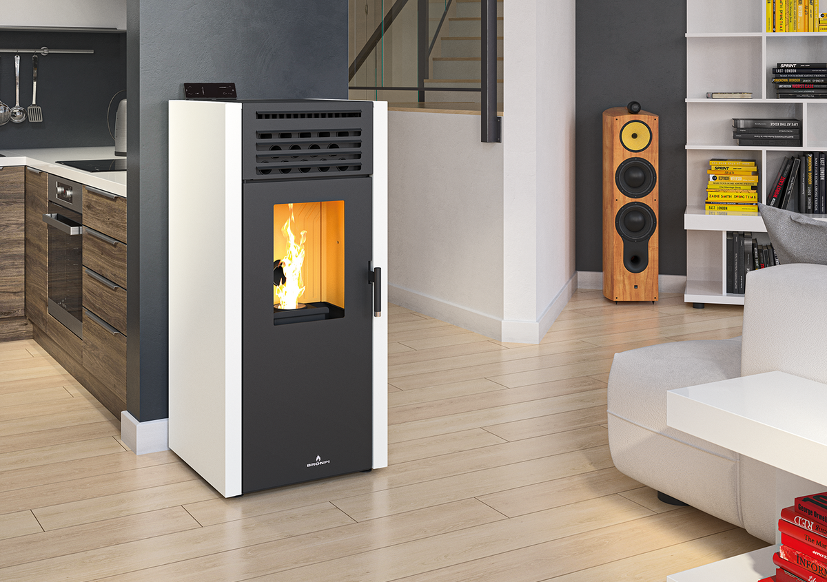 Poêle à granulés Bronpi ADEL 14,3 kW – Canalisable