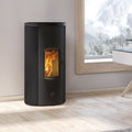 Poêle à granulés Edilkamin EK63 Like 90+ Evo acier noir raccordement arrière 9,2 kW