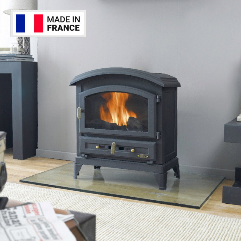 Poêle à bois Godin Canadien 10 kW – Noir