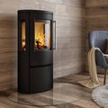 Poêle à bois TermaTech TT23RG A-Flame acier noir 5,6 kW — image 1