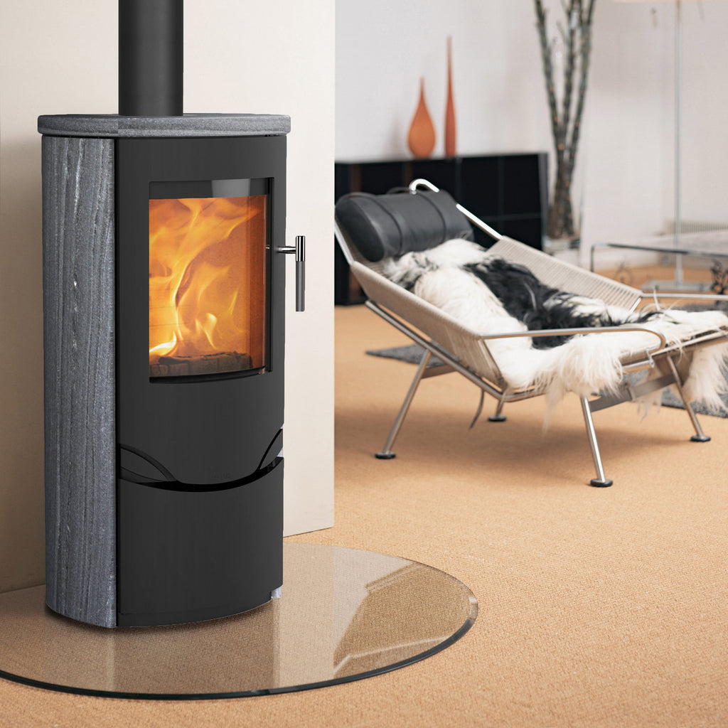 Poêle à bois Lotus Prio 5 noir Indian Night 7 kW
