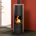 Poêle à bois Schmitzker Vitoria avec échangeur thermique Sunshine – 8,4 kW